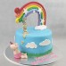 Baby Rainbow Gravity Cake (D,V)